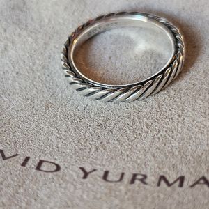 David Yurman Cable Collection Stack Ring sz 5.5